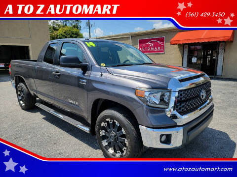 2014 Toyota Tundra for sale at A TO Z  AUTOMART in West Palm Beach FL