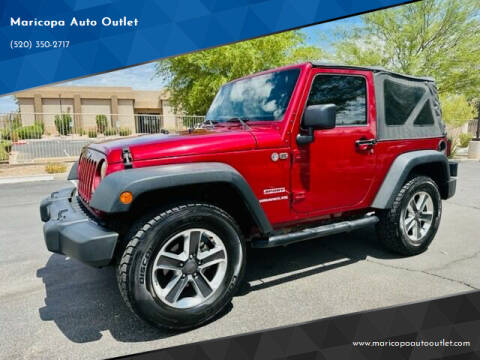 2012 Jeep Wrangler for sale at Maricopa Auto Outlet in Maricopa AZ