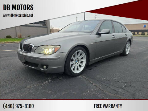 2007 BMW 7 Series 750Li