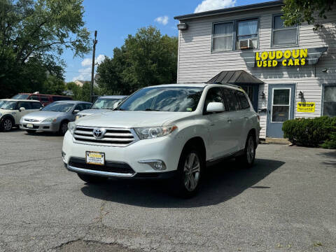 2012 Toyota Highlander for sale at Loudoun Used Cars in Leesburg VA