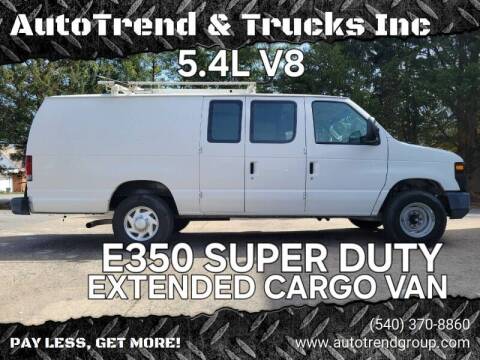 2012 Ford E-Series for sale at AutoTrend & Trucks Inc in Fredericksburg VA