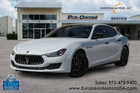 2018 Maserati Ghibli for sale at European Motors Inc in Plano TX