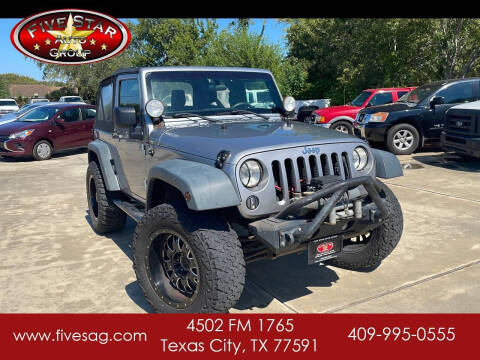 Jeep Wrangler For Sale in Texas City, TX - Five Star Auto Group