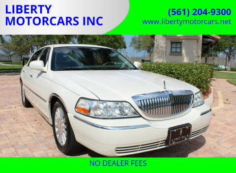 2004 Lincoln Town Car for sale at LIBERTY MOTORCARS INC in Royal Palm Beach FL