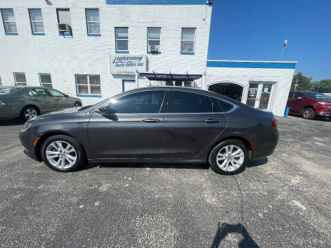 2015 Chrysler 200 for sale at Lightning Auto Sales in Springfield IL