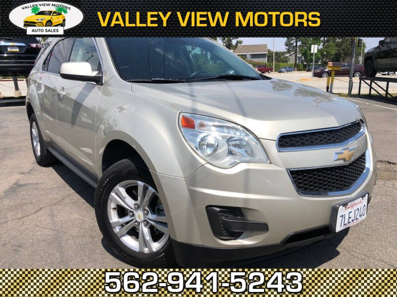 2013 Chevrolet Equinox for sale at Valley View Motors in Whittier CA
