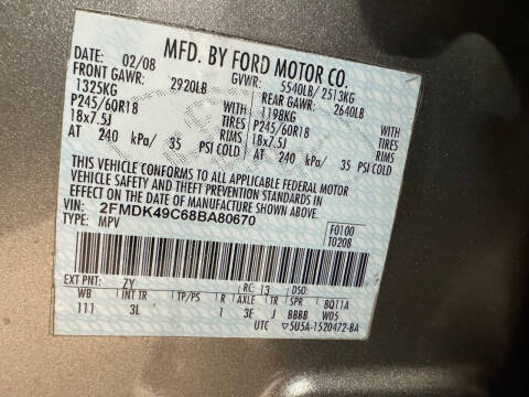 2008 Ford Edge Limited