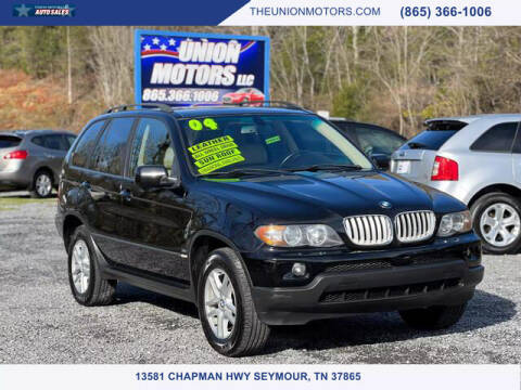 2004 BMW X5 for sale at Union Motors in Seymour TN