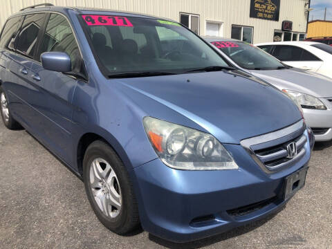 2007 Honda Odyssey for sale at BELOW BOOK AUTO SALES in Idaho Falls ID