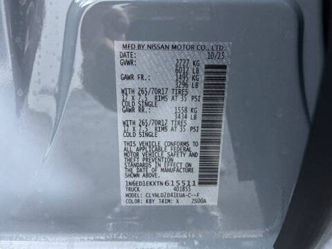 2026 Nissan Frontier PRO-4X