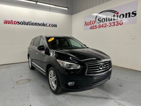 2013 Infiniti JX35 for sale at Auto Solutions in Warr Acres OK