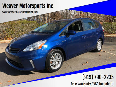 2013 Toyota Prius v for sale at Weaver Motorsports Inc in Cary NC
