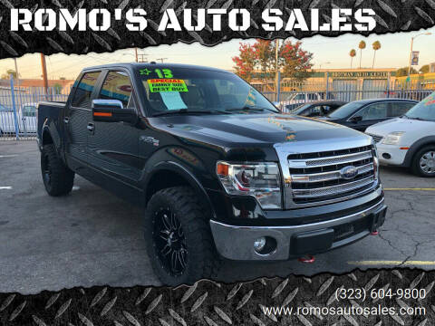 2013 Ford F-150 for sale at ROMO'S AUTO SALES in Los Angeles CA
