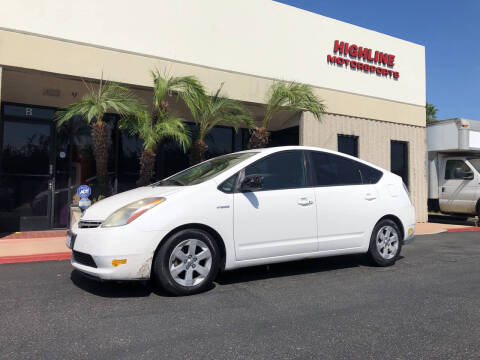 2006 Toyota Prius for sale at HIGH-LINE MOTOR SPORTS in Brea CA