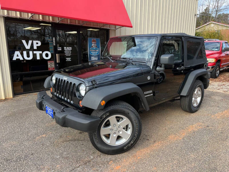 2012 Jeep Wrangler for sale at VP Auto in Greenville SC