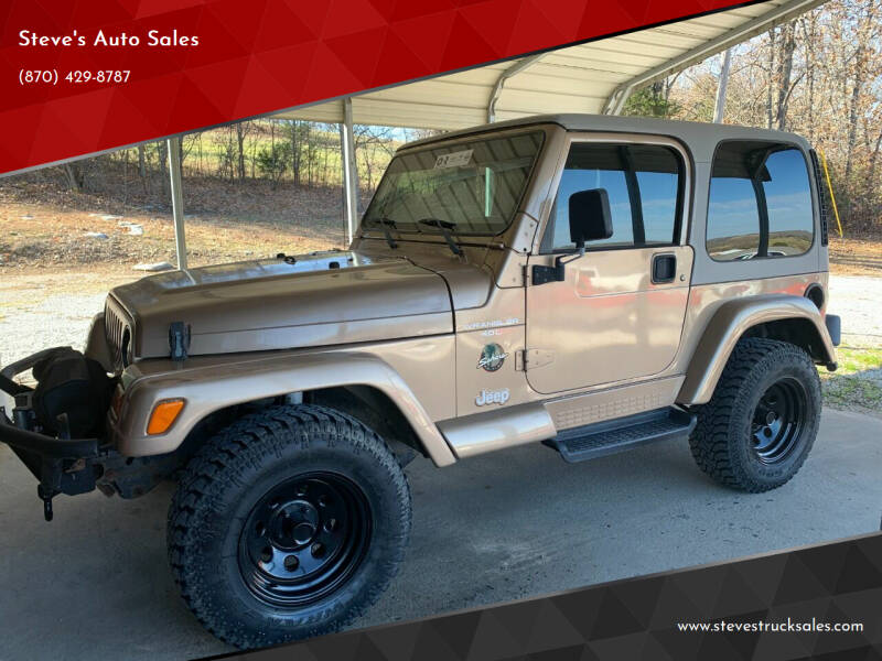 1999 Jeep Wrangler for sale at Steve's Auto Sales in Harrison AR