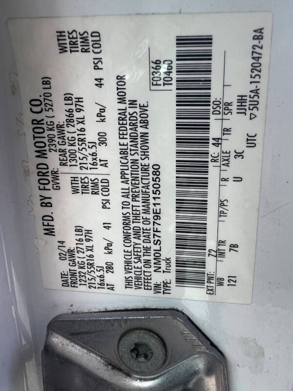 2014 Ford Transit Connect XLT