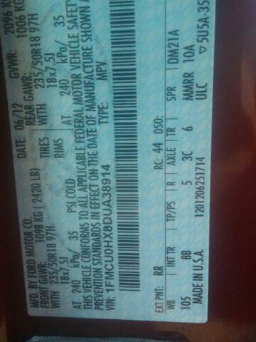 2013 Ford Escape SEL