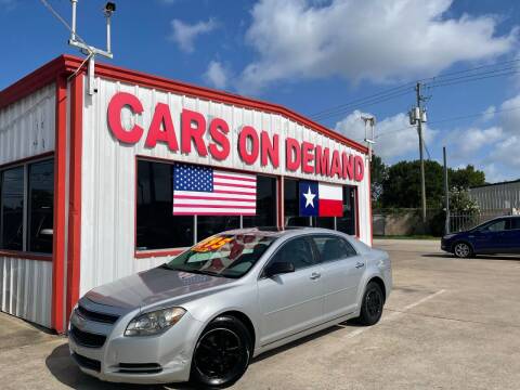 2012 Chevrolet Malibu for sale at Cars On Demand 3 in Pasadena TX