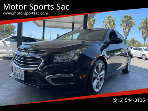 2016 Chevrolet Cruze Limited for sale at Motor Sports Sac in Sacramento CA