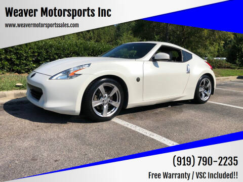 2009 Nissan 370Z for sale at Weaver Motorsports Inc in Cary NC