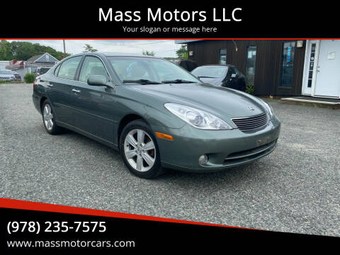 2006 Lexus ES 330 for sale at Mass Motors LLC in Worcester MA