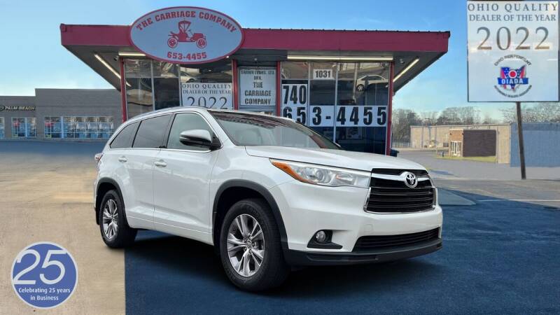 2015 Toyota Highlander for sale at The Carriage Company in Lancaster OH