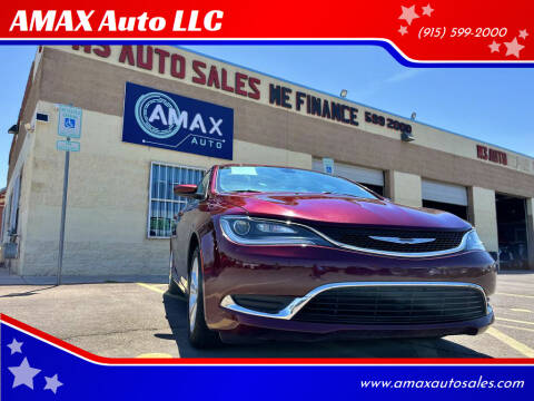 2016 Chrysler 200 for sale at AMAX Auto LLC in El Paso TX