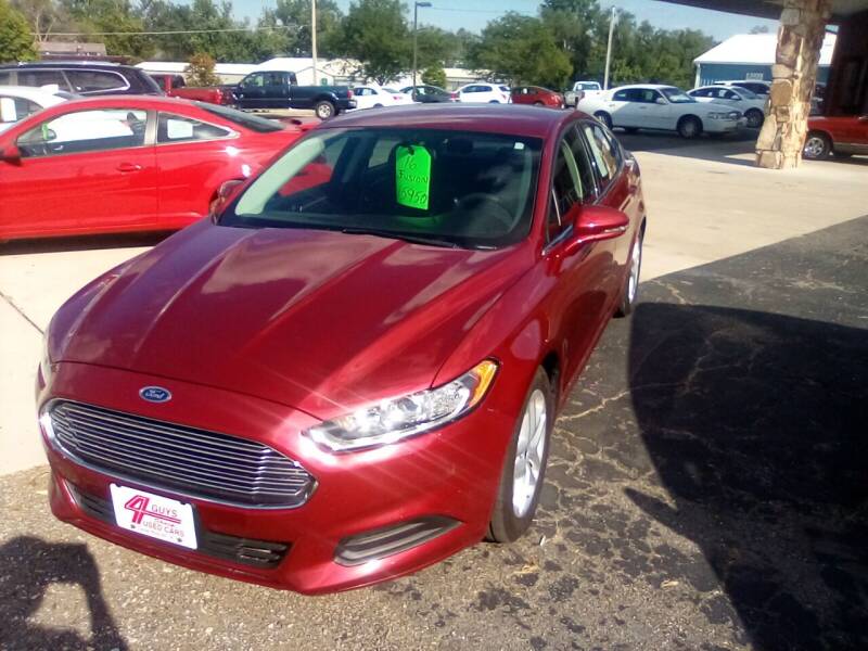 2016 Ford Fusion for sale at Four Guys Auto in Cedar Rapids IA