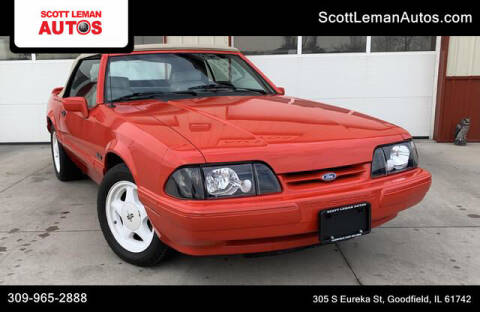1992 Ford Mustang for sale at SCOTT LEMAN AUTOS in Goodfield IL