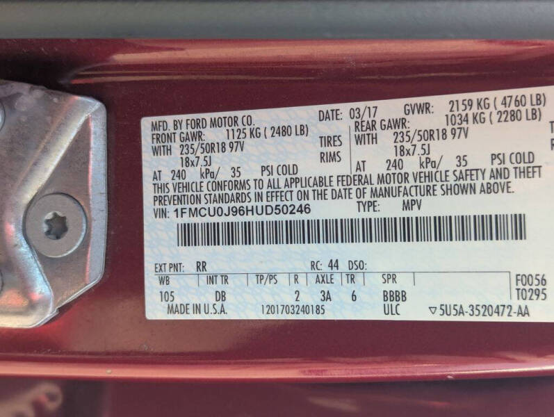 2017 Ford Escape Titanium