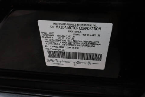 2012 Mazda MAZDA6 i Touring