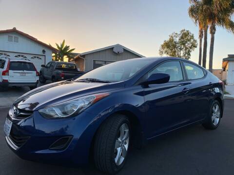 2013 Hyundai Elantra for sale at CALIFORNIA AUTO GROUP in San Diego CA