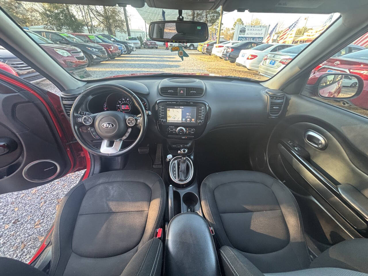 Red 2017 Kia Soul + + 4dr Crossover 17