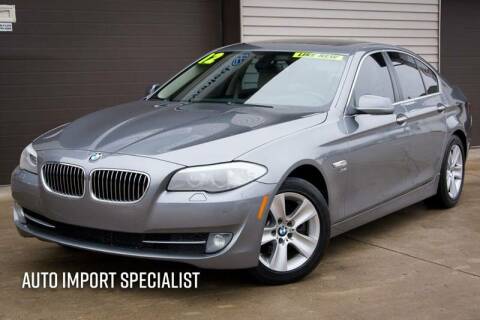 2012 BMW 5 Series for sale at Auto Import Specialist LLC in South Bend IN