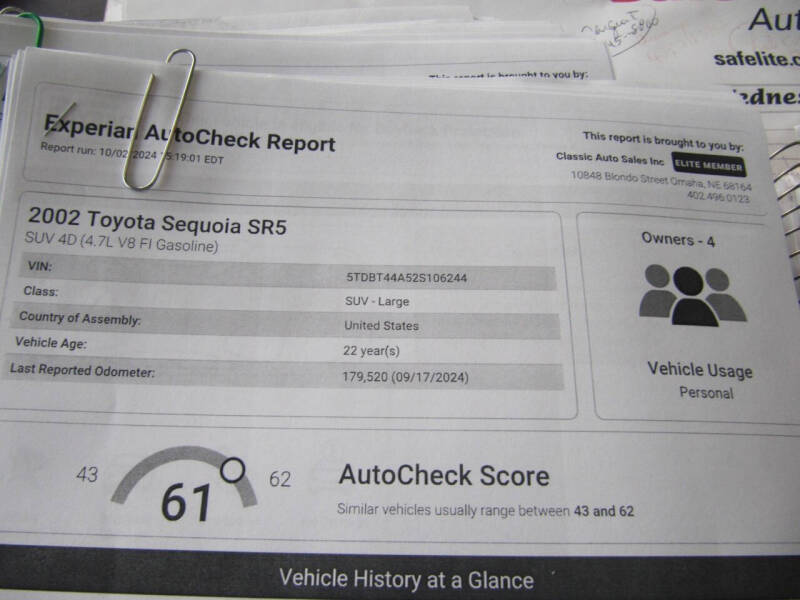 2002 Toyota Sequoia SR5