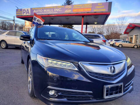 2016 Acura TLX for sale at PA Auto Mall Inc in Bensalem PA