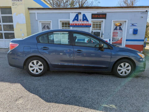 2012 Subaru Impreza for sale at A&A Auto Sales llc in Fuquay Varina NC