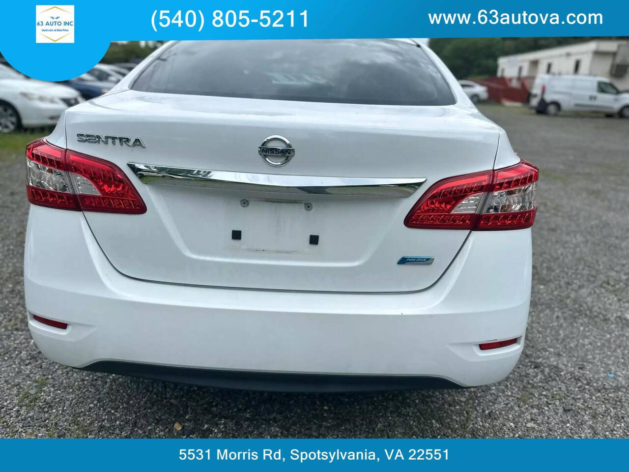 2014 Nissan Sentra for sale at 63 Auto Inc in Spotsylvania, VA