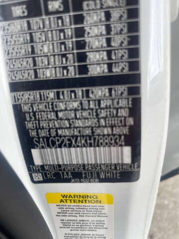 2019 Land Rover Discovery Sport SE