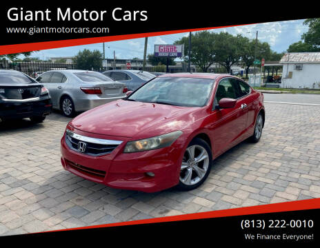 2011 Honda Accord for sale at Giant Motor Cars in Tampa FL