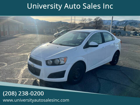 2013 Chevrolet Sonic for sale at University Auto Sales Inc in Pocatello ID