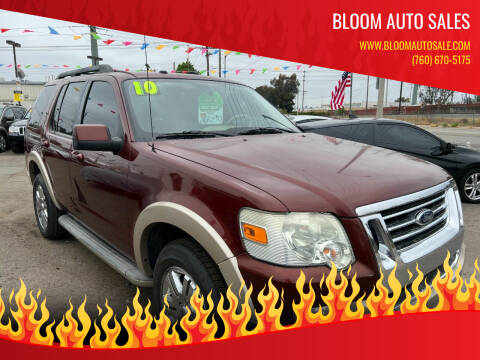 2010 Ford Explorer for sale at Bloom Auto Sales in Escondido CA