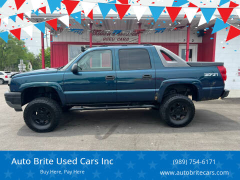 2005 Chevrolet Avalanche for sale at Auto Brite Used Cars Inc in Saginaw MI