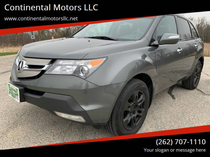 2007 Acura MDX for sale at Continental Motors LLC in Hartford WI
