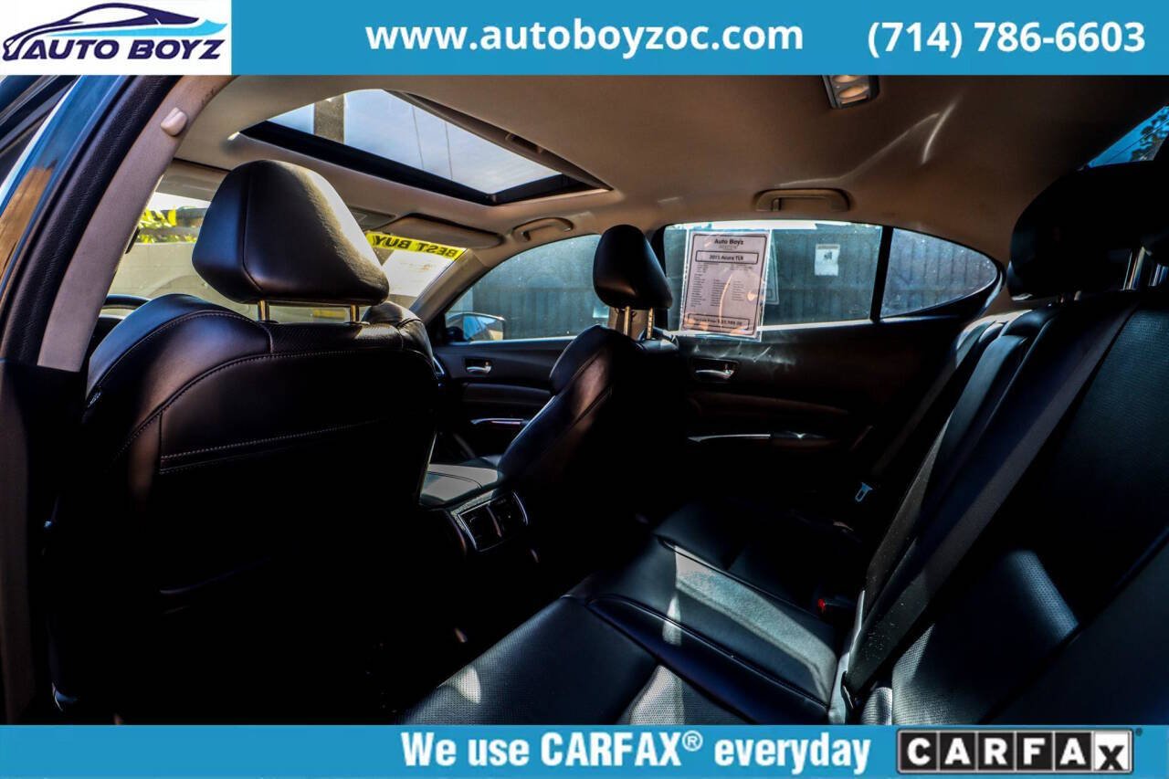 2015 Acura TLX for sale at Auto Boyz in Garden Grove, CA