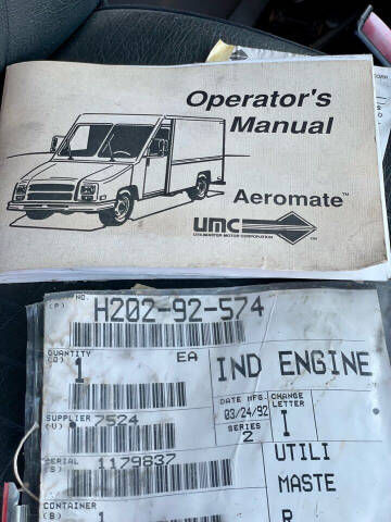 1992 Utilimaster Aeromate