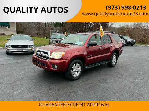 2007 Toyota 4Runner for sale at QUALITY AUTOS in Hamburg NJ