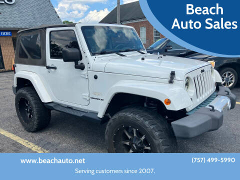 2010 Jeep Wrangler for sale at Beach Auto Sales in Virginia Beach VA