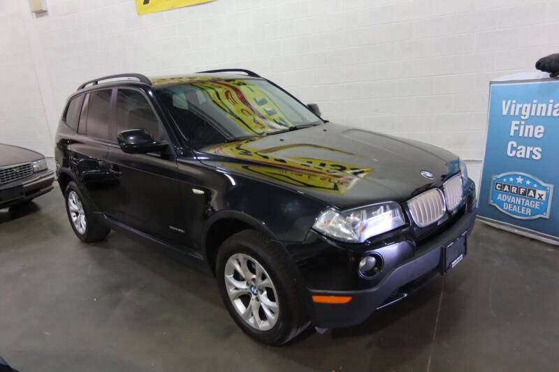 2010 BMW X3 for sale at Virginia Fine Cars in Chantilly VA